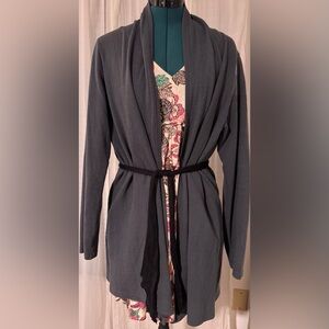 Cut Loose. Charcoal Knit Cardigan